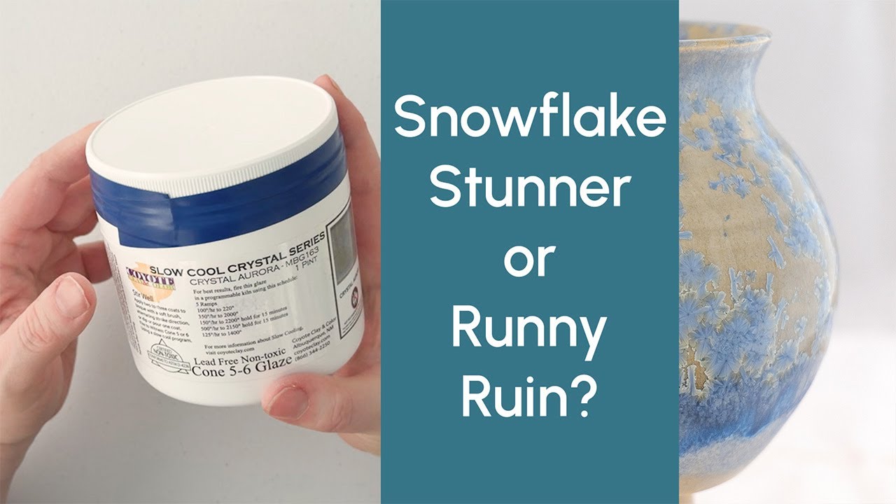 Glaze Test: Coyote Crystal Aurora (Will it ruin my kiln shelves?)