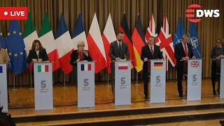 LIVE: News Conference After E5 Defence Ministers Meeting in Krakow | DWS News | AC1C