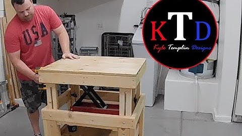 Adjustable Height Workbench