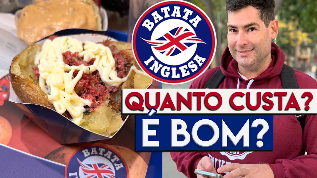 Batata recheada de Strogonoff e CATUPIRY 🥔 É bom? Quanto custa? Sempre vi, Mas Nunca Comi
