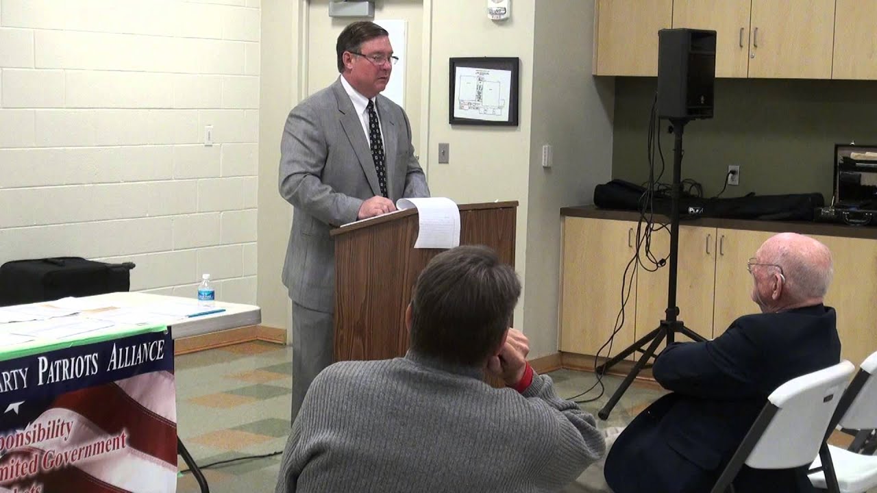 Commissioner Brian Tam at Forsyth County Tea Party Patriot Alliance 05/13/13