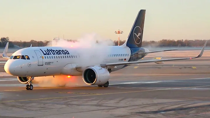 11 Minutes DE-ICING Action at Munich Airport!