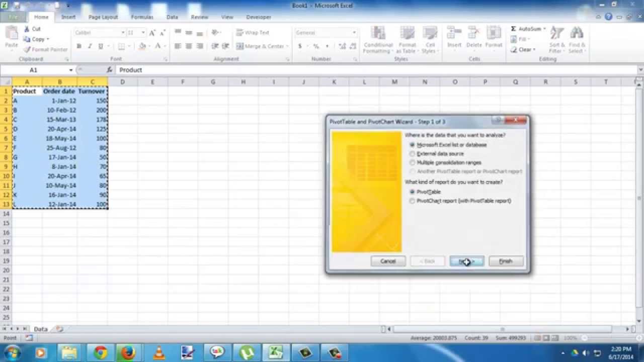 Group Pivot Table Report Filter Fields in Excel - YouTube