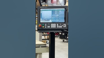 Retrofitted AXYZ 7012 CNC Router Cutting With A MachMotion CNC Controller Retrofit #shorts