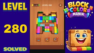 Block Color Mania – Level 280 | Fast & Clean Solution