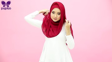 Tutorial Instant Shawl Single Loop AFNAN Series