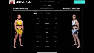 Piera Rodriguez vs Ariane Carnelossi Prediction #ufcvegas92 #UFCPredictions #UFC