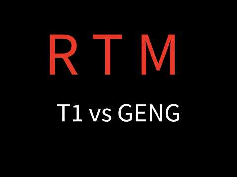 2026 RTM 경기리뷰 / T1 vs GENG + HLE, KT
