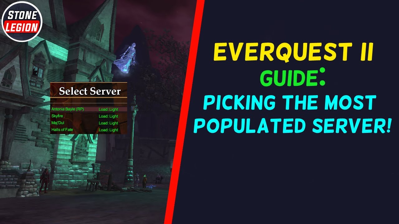 EQ2 Guide Picking The Most Populated Server! YouTube