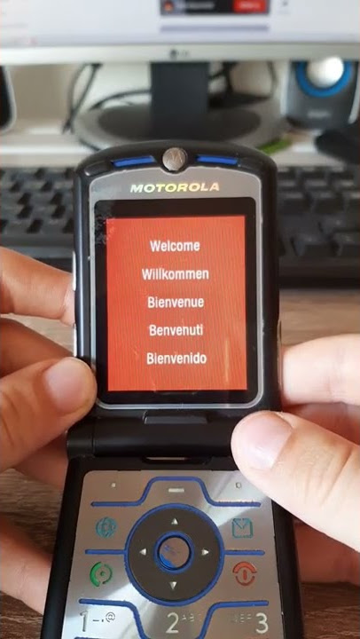 Motorola Razr V3i Battery Empty