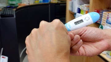 สอนใช้เทอร์โมมิเตอร์แบบดิจิตอลวัดอุณหภูมิร่างกาย ยี่ห้อ NANOMED รุ่น MT-403 และวิธีเปลี่ยน F เป็น C