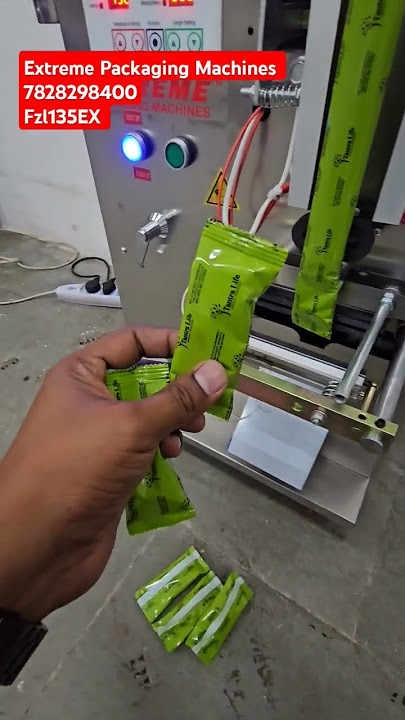 Small sachet packing machine 7828298400 #shorts
