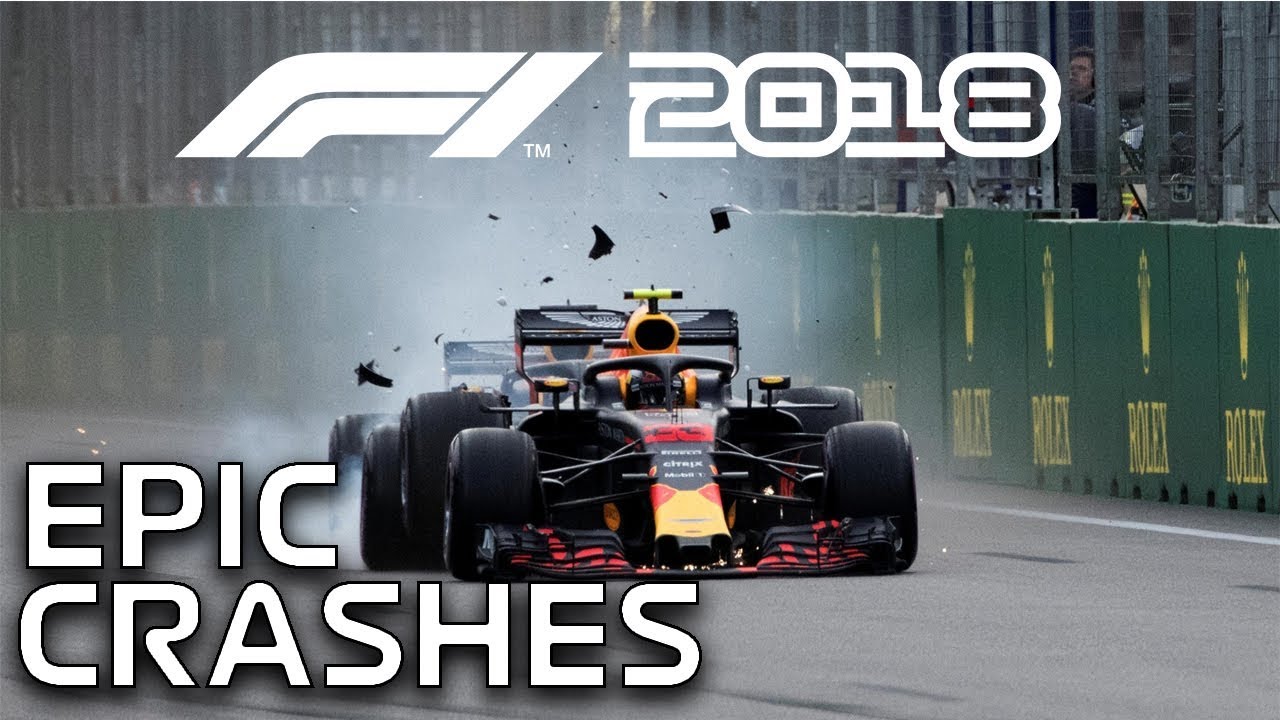 F1 2018 EPIC CRASH COMPILATION YouTube