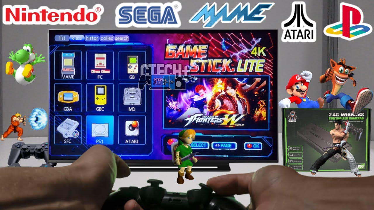 CONFIGURACIÓN de carpeta y DESCARGA GRATUITA en el Game Stick Lite 4K