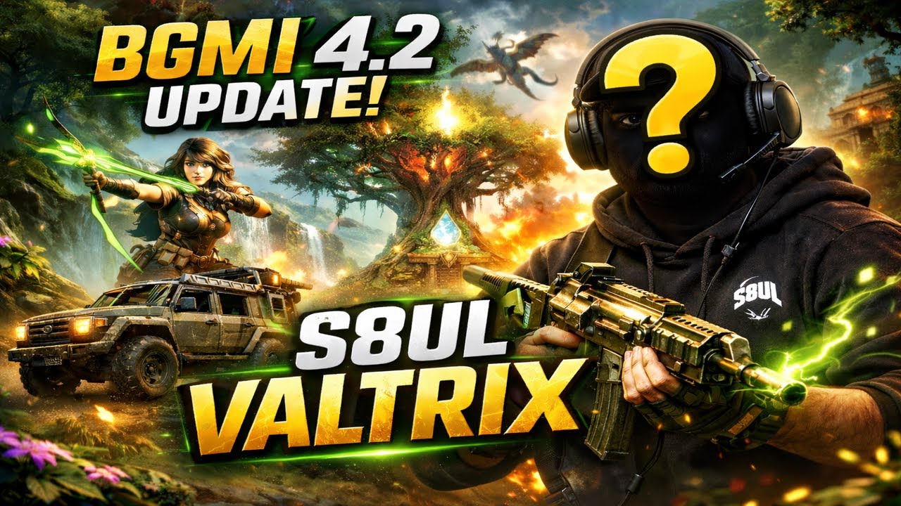 NEW SEASON RANK PUSH | BGMI LIVE WITH VALTRIX 