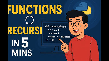 Python Functions & Recursion Explained Like You’re 5 😲 (In Just 5 Minutes!)