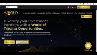 World Markets-Global investment Hub (Advance Artificial Intelligence Trading )2020 Best Platform