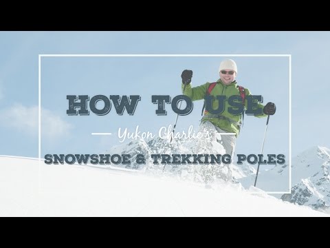 How to Use Snowshoeing & Trekking Poles from Yukon Charlie's