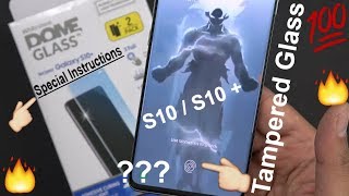 Samsung Galaxy S10 Plus No Fail Instructions For The Best Tempered Glass Protector Review/Giveaway