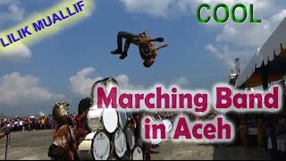 Cool, Marching Band for the 73rd Anniversary of the Indonesian Air Force in Aceh