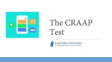What is the CRAAP Test?