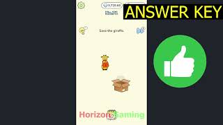 Brain it LEVEL 71 Save the giraffe - Gameplay Walkthrough Android IOS