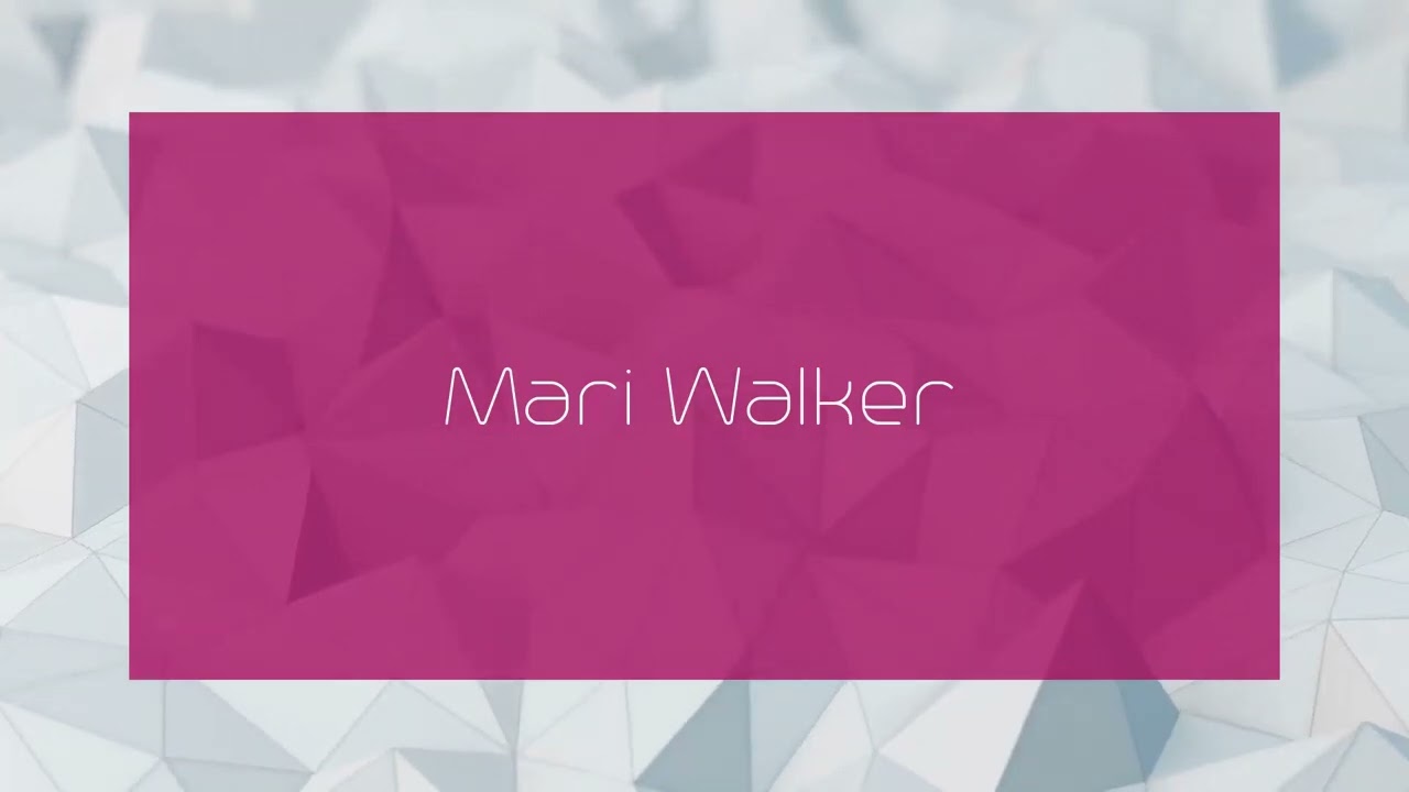 Mari Walker - appearance