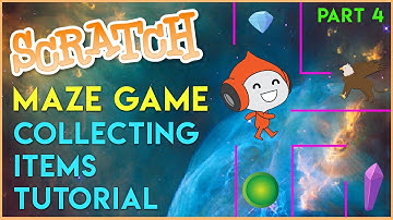 Scratch Maze Game - Collecting Items (Part 4)