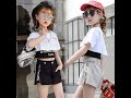 【2022 夏の新作】【110-170】単品注文 アルファベット ショート丈 タンクトップ＋Ｔシャツ＋ショーパンツ 子供服 夏 女の子 セットアップ