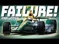 When Lotus Briefly joined INDYCAR and failed MISERABLY
