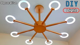 How To Make Wall Hanging Light | Antique Ceiling Lamp | Diy Hanging Lamp | diy Decoration idea 2022