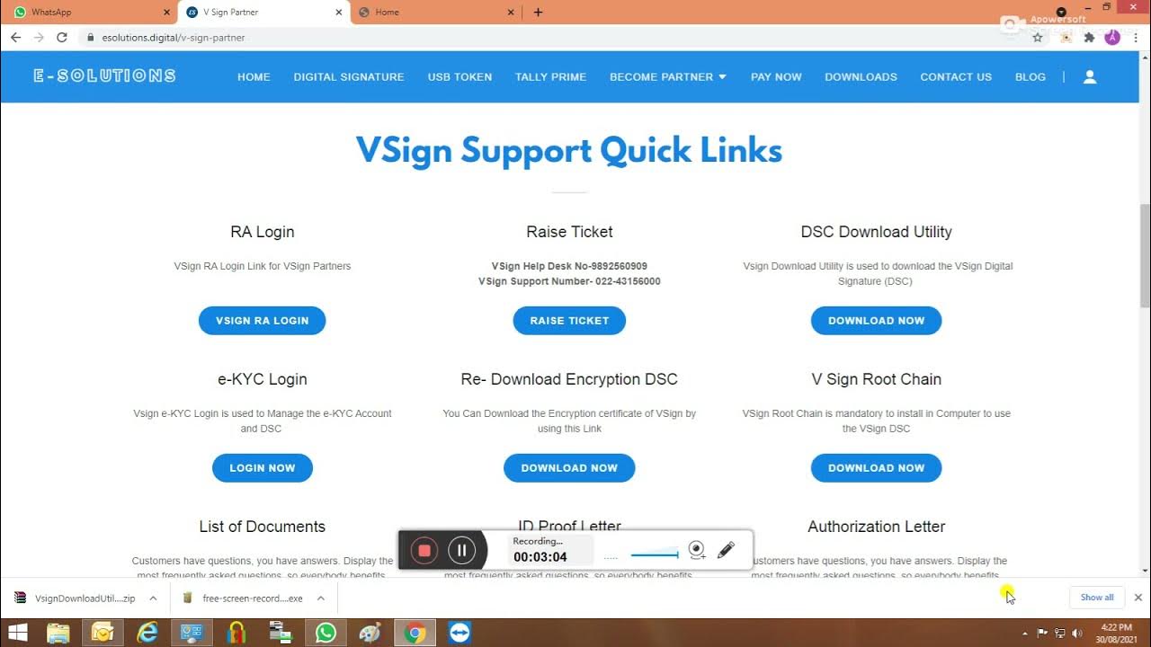 E Solutions How To Download VSign DSC YouTube e-solutions-how-to-download-vsign-dsc-youtube