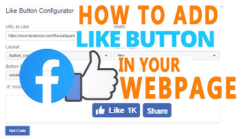 How to Add facebook Like button in your Webpage?
