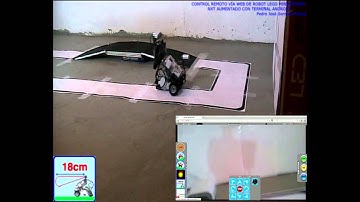 Lego Mindstorms NXT robot augmented with Android smartphone (english captions)