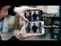 iPhone X vs iPhone 7 Plus | + fotos LLOVIENDO