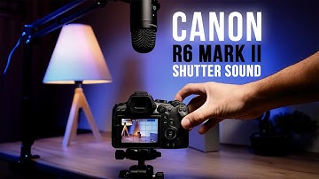 Canon R6 Mark II Shutter Sound | Real camera sound test in 4K | Pure #tech #relaxing
