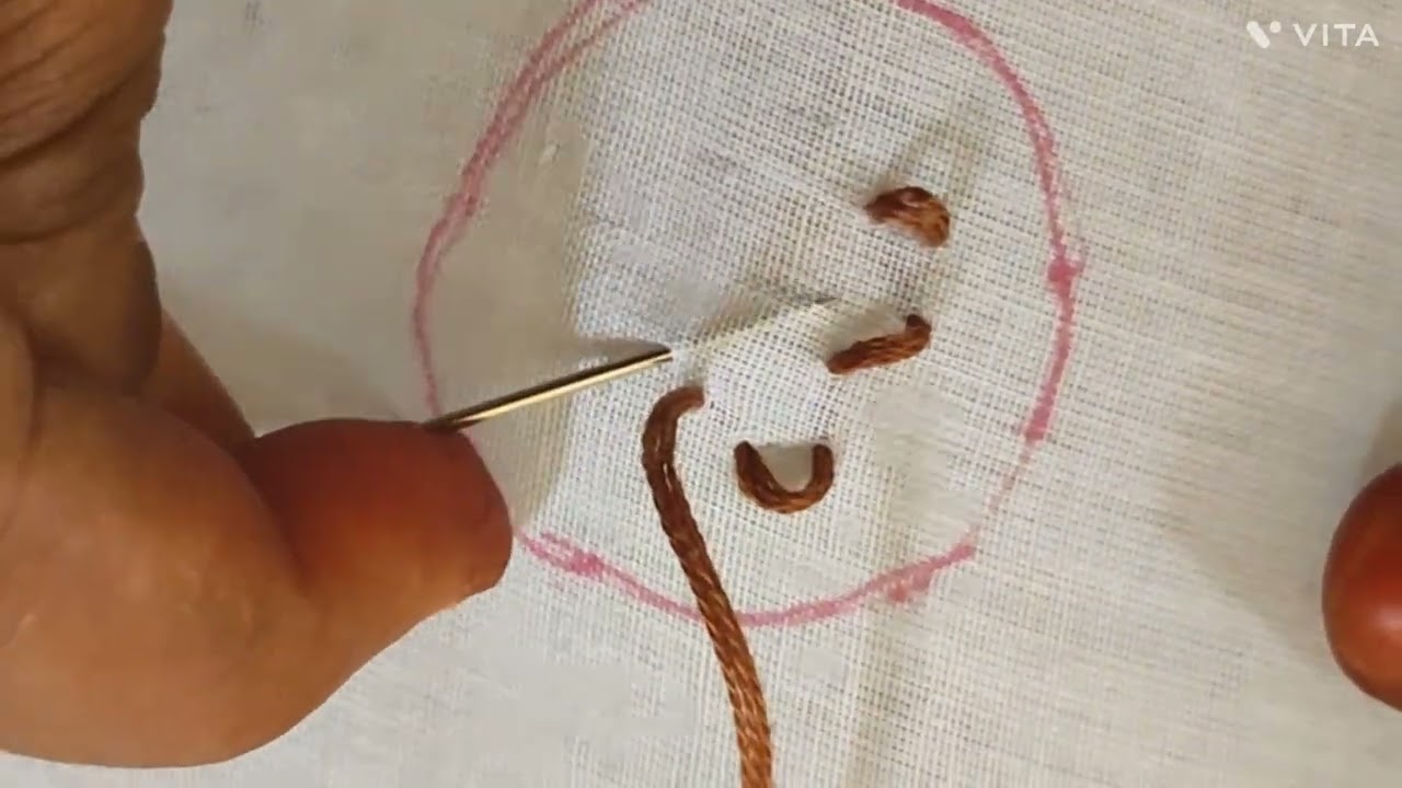 straight stitch family I Raised rice stitch