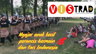 Vistrad Vlog Part 4  Mengajar Anak Perancis Tari Ratoeh Jaroe Dan Upacara 17 Agustus Di Perancis