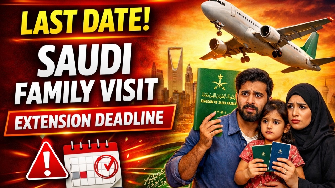 Big Update Today | Saudi Family Visit Deadline 2026 | Visit Visa ...