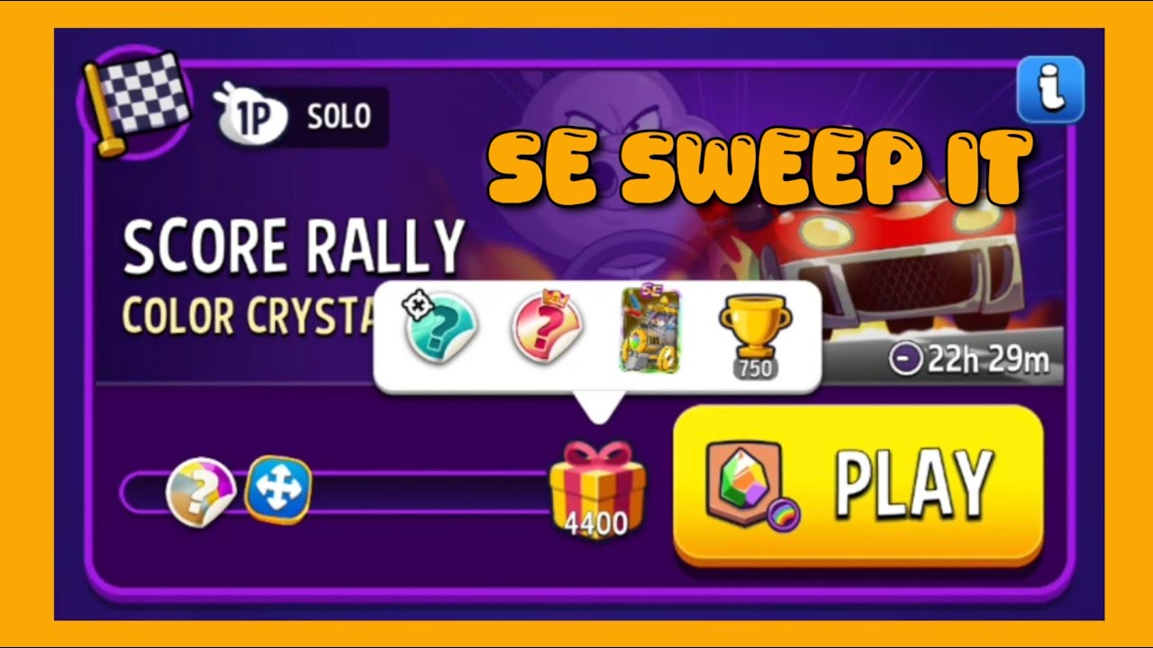 Color crystals solo challenge|score rally|match masters