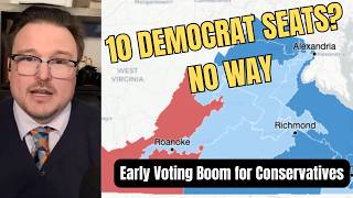 Abigail Spanberger & Democrats Shove 10-1 Gerrymander – Early Vote Data Looks GREAT for NO