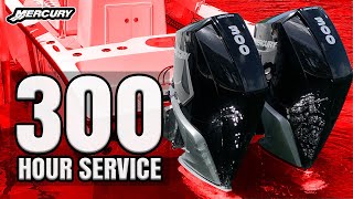 Mercury Verado 300 V8 I 300 Hour Full Outboard Service How To: DIY at Home