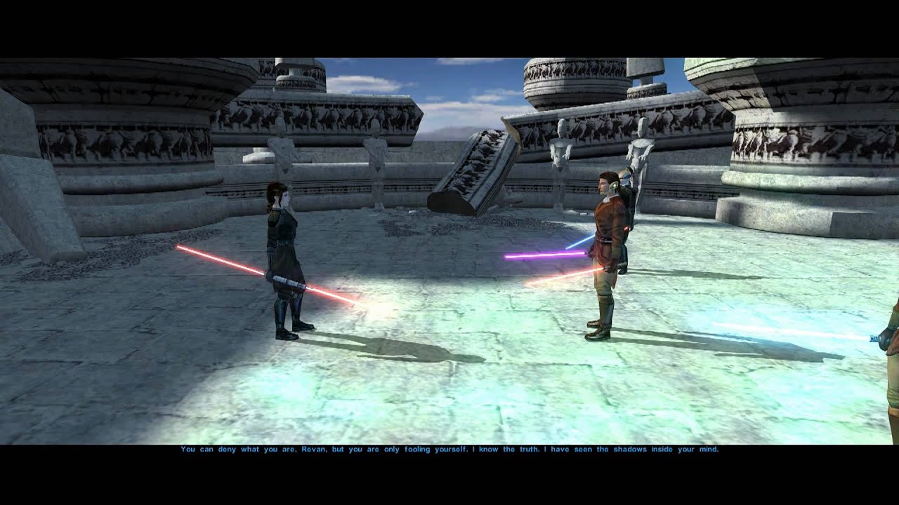 Star Wars KOTOR Choosing the Light Ending in 1080p YouTube