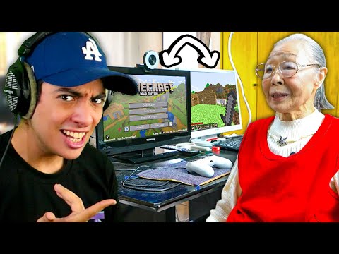 Cette MAMIE de 97 ANS joue à MINECRAFT !