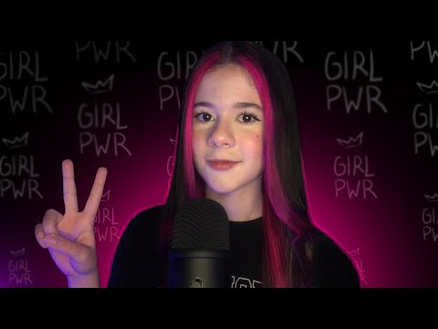 E-girl fazendo ASMR para você