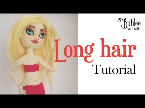 How to make crochet doll hair [tutorial] – The C Side