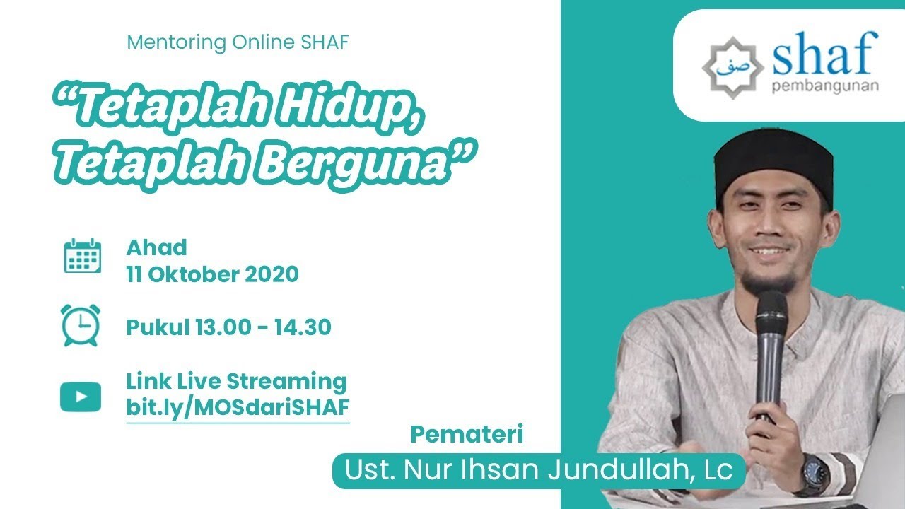 Tetaplah Hidup, Tetaplah Berguna | 11 Oktober 2020 - YouTube