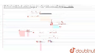 A uniform field of `2 kN//C` is the x direction. A point  charge `= 3 mu C` initially at