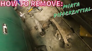 How To Remove A Miata Differential