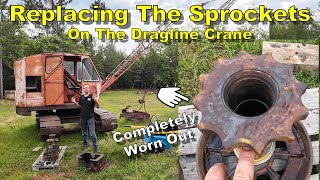 Repairs to the Bantam C35 Dragline Crane  Replacing the Sprockets  Machining, Welding, Shrink Fit